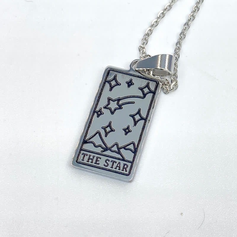 Collana vintage con tarocchi e fortuna Olivenorma