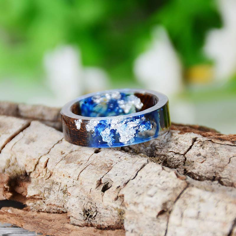 Olivenorma Intellettuale e Ottimista - Anello in legno fatto a mano