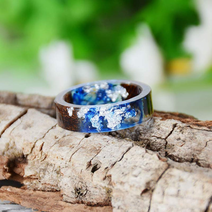 Olivenorma Intellettuale e Ottimista - Anello in legno fatto a mano