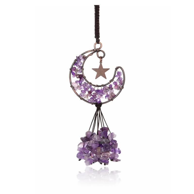 Olivenorma Luna e Stella Chakra Cristallo Vento Campanello