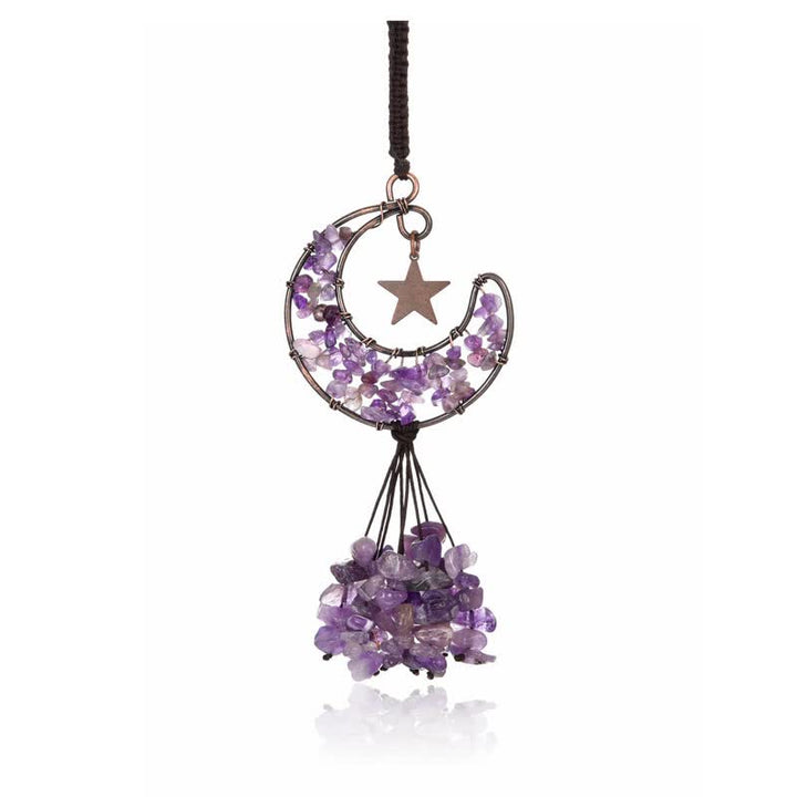 Olivenorma Luna e Stella Chakra Cristallo Vento Campanello