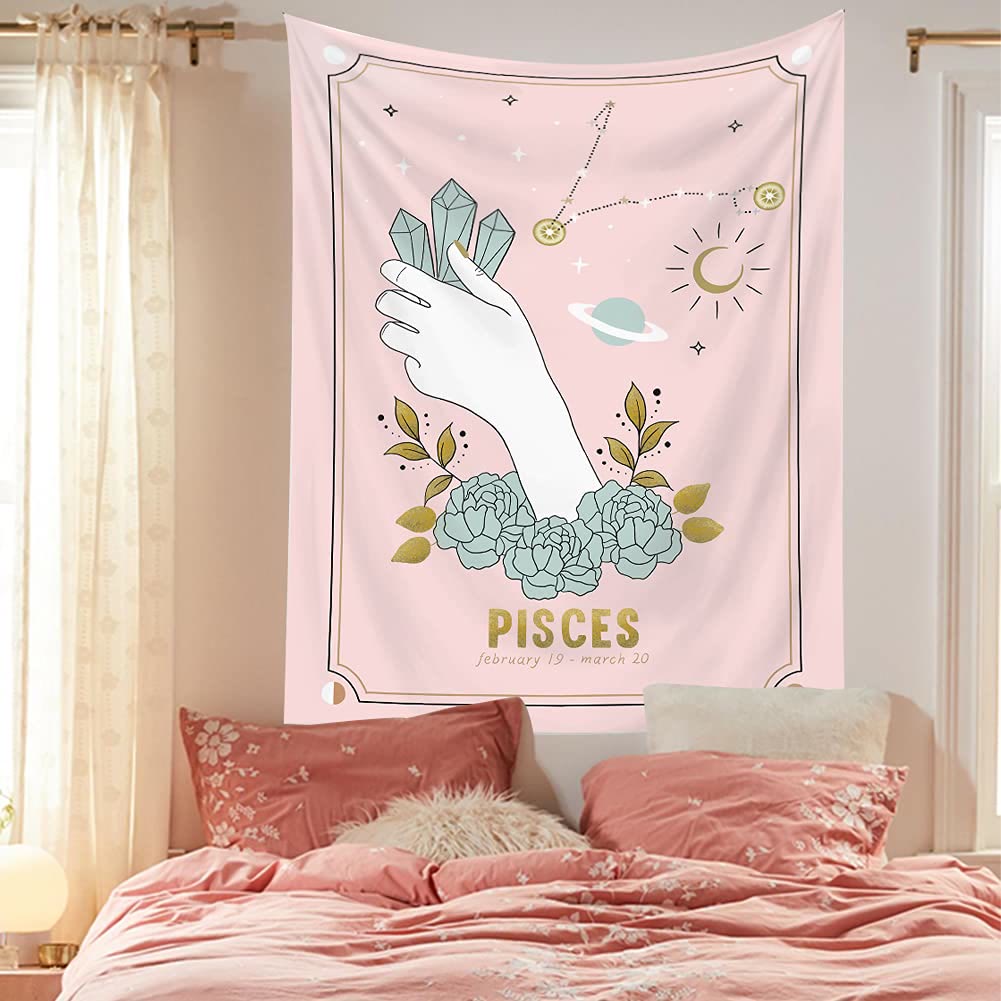 Olivenorma Mano Magica Tarocchi Zodiaco Arazzo 