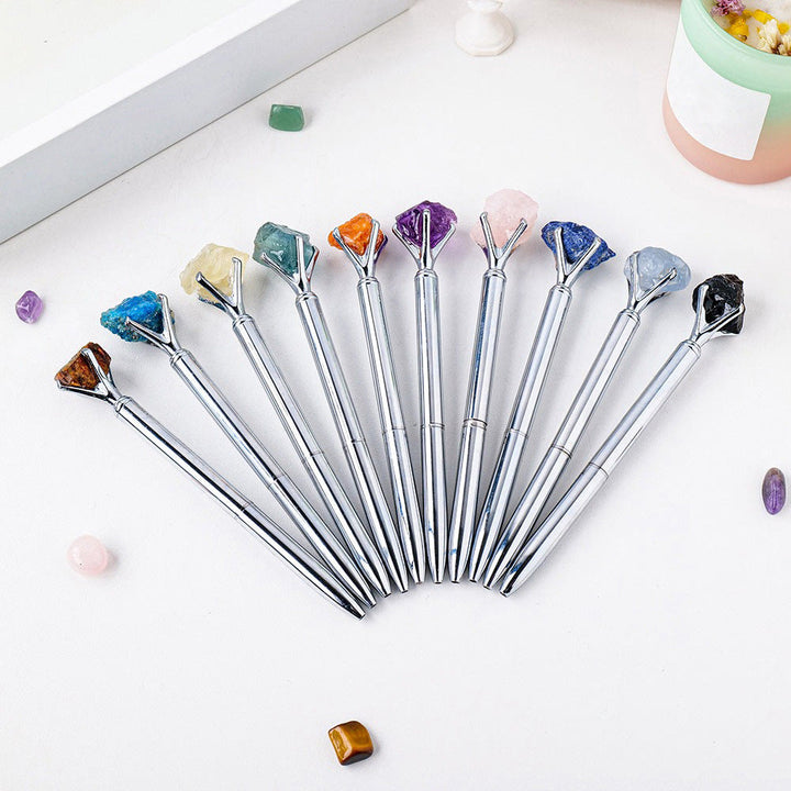 Penna per manifestazione di pietra grezza Olivenorma Decorazione con pietre preziose