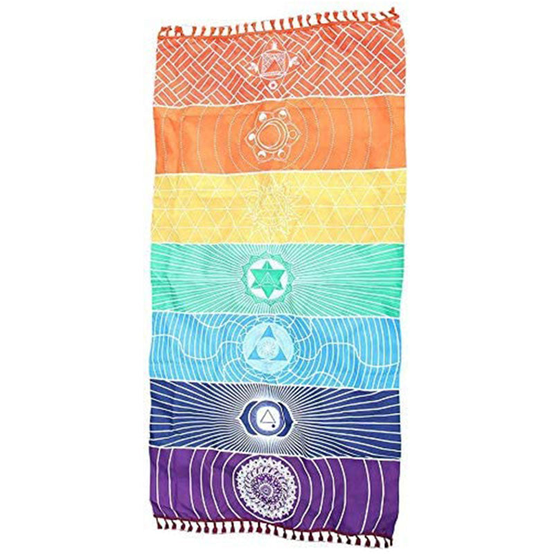 Tappetino yoga arcobaleno Olivenorma Chakra