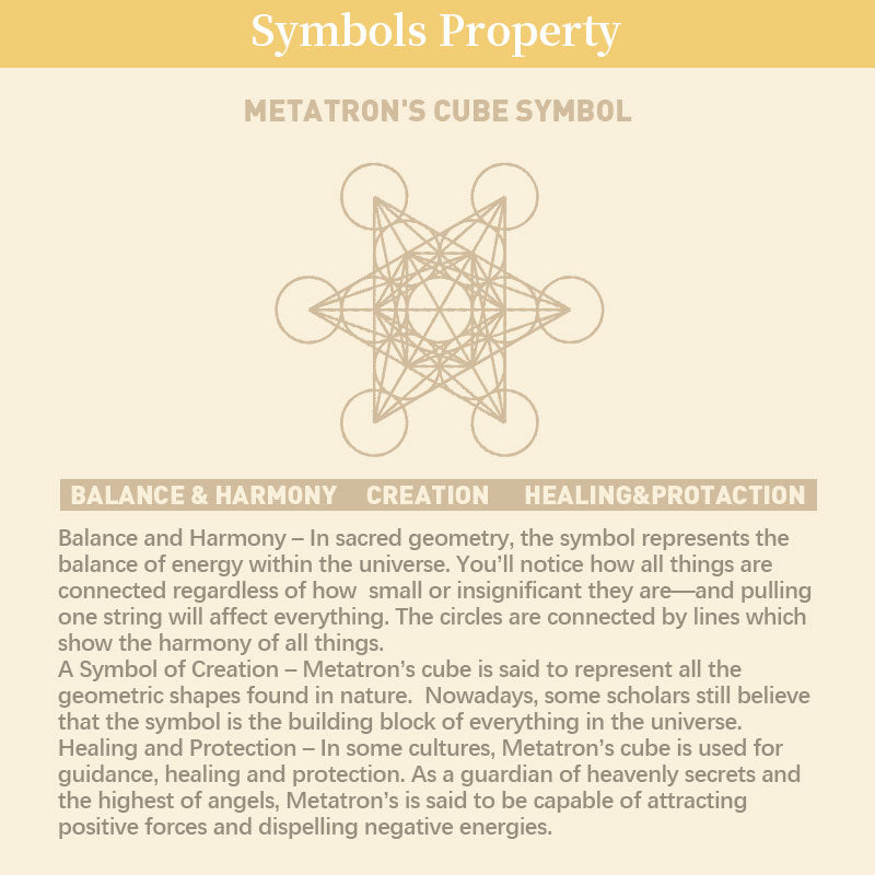 Collana energetica del cubo di Metatron in acquamarina