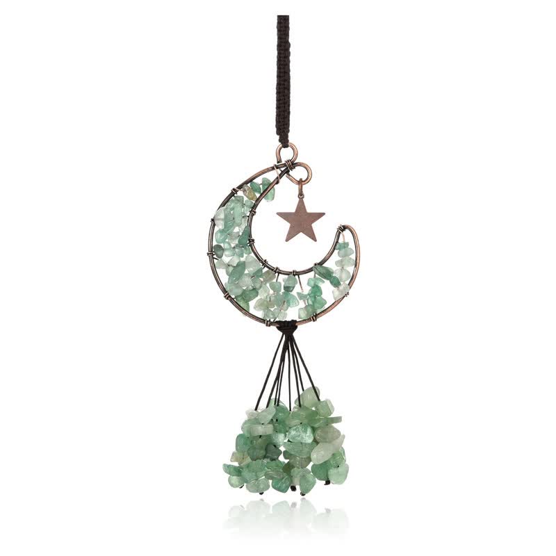 Olivenorma Luna e Stella Chakra Cristallo Vento Campanello