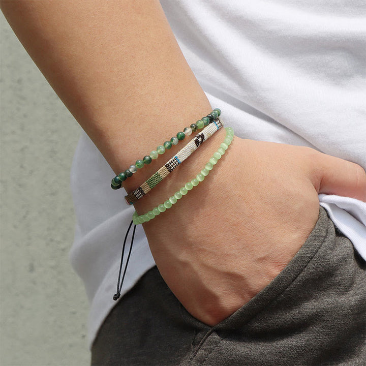 Olivenorma Bohemia Africa Bracciale in cristallo turchese