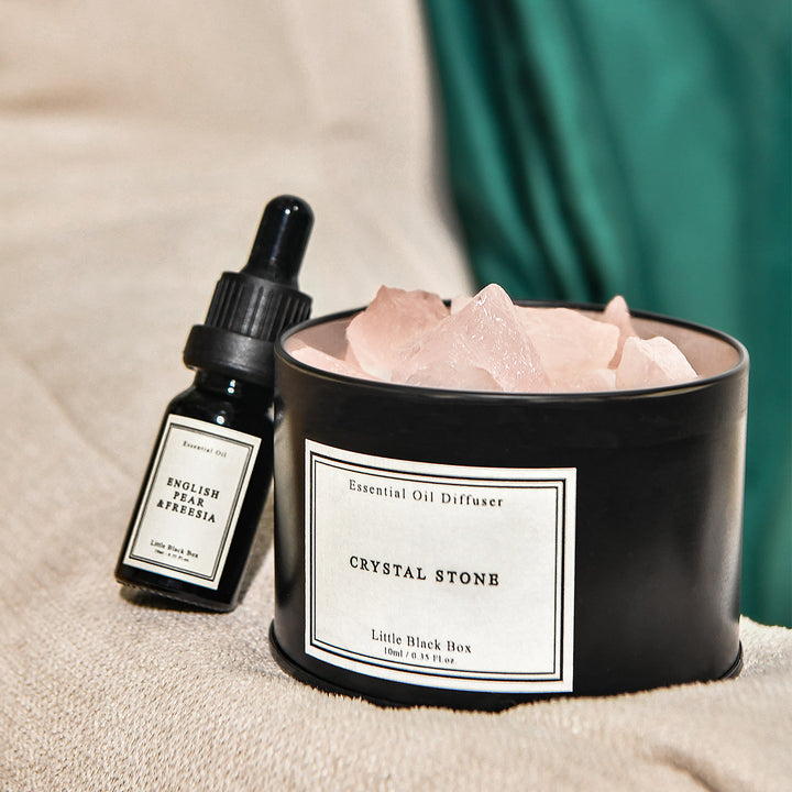 Olivenorma Diffusore Pietra Olio Essenziale Cristallo Aromaterapia Confezione Regalo