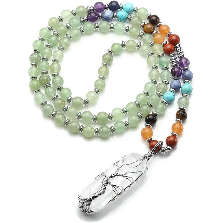 Mala di cristallo naturale per chakra