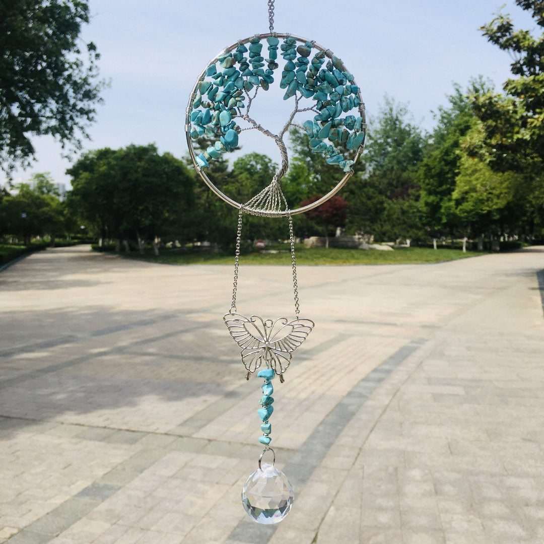 Olivenorma Albero della vita farfalla pendente decorazione ornamento