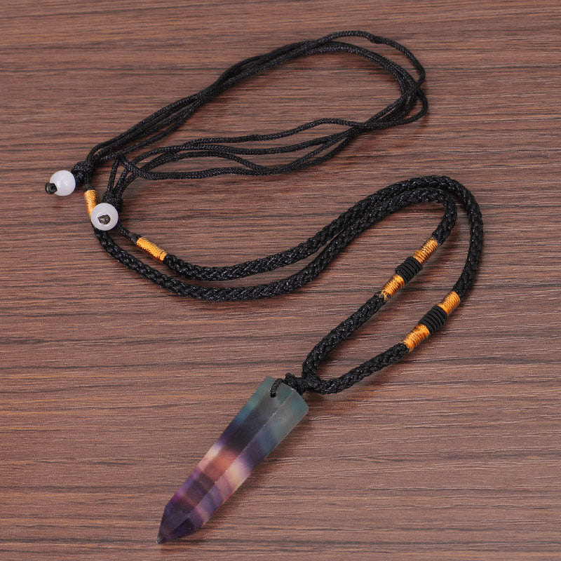 Collana anti-ansia con fluorite Olivenorma 