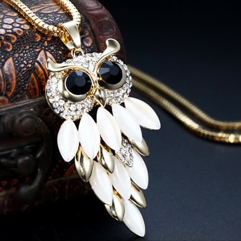 Olivenorma "Supernatural Power" - Collana con maglione in lega di cristallo