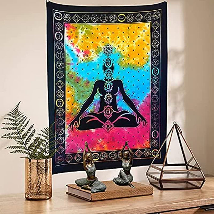 Arazzo da parete vintage Meditazione