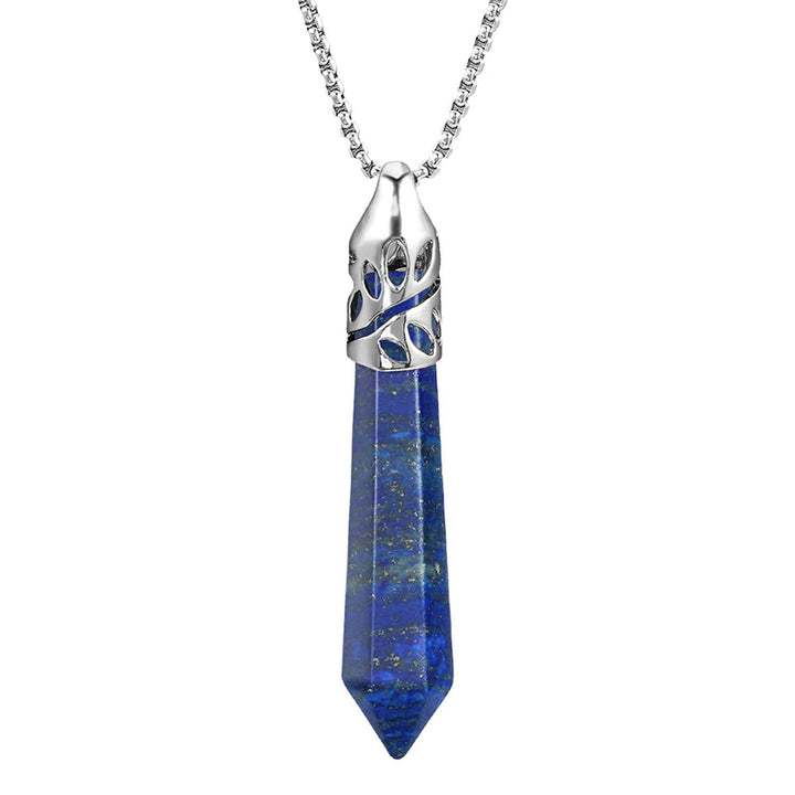 Collana con pietre preziose di protezione dai proiettili di cristallo