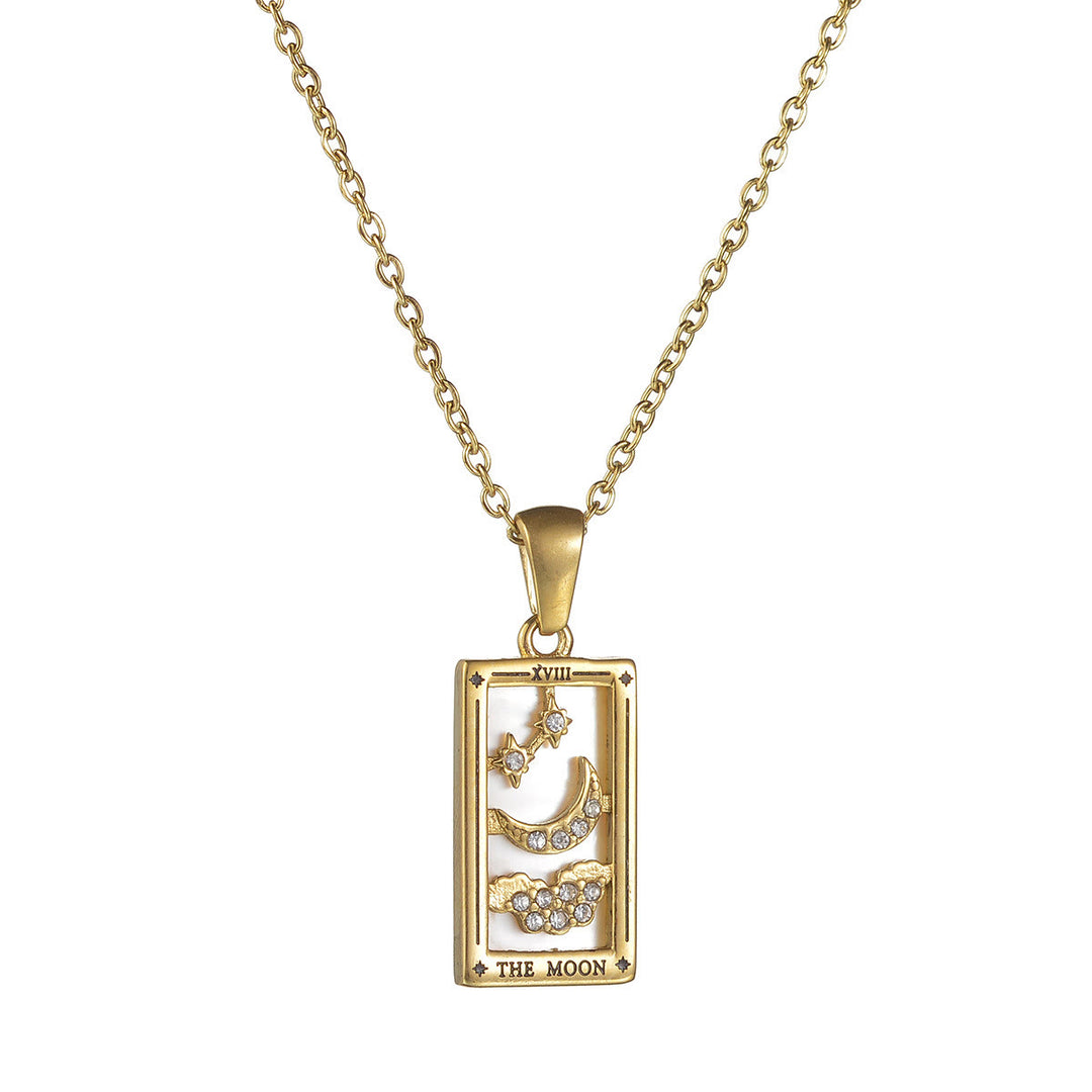 Olivenorma "Sun Lovers Star Moon" Tarocchi Collana Segno 