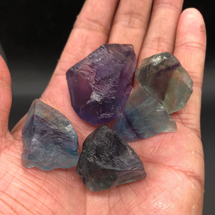 Olivenorma Crystal Rainbow Fluorite Pietra naturale