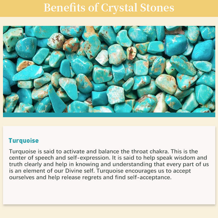 Bracciale a forma di cuore in turchese naturale