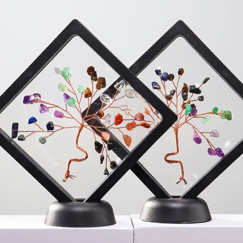 Decorazione per albero portafortuna in cristallo di chakra Olivenorma 