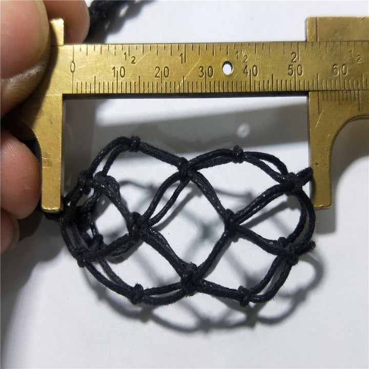 Olivenorma Borsa a rete regolabile extra large intrecciata a mano da 5,5 cm