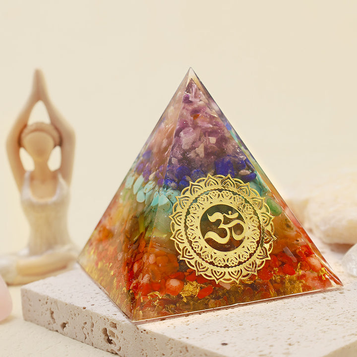 Olivenorma Piramide Orgonica di Protezione dei Chakra Puri