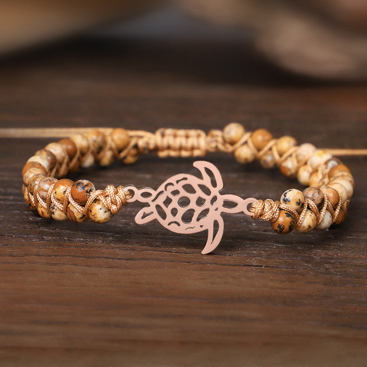 Bracciale tartaruga in pietra naturale