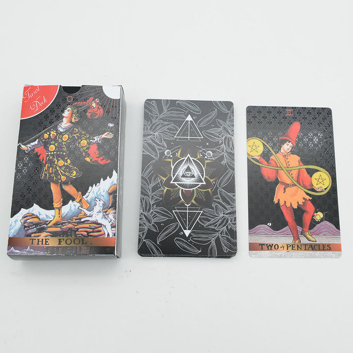 Olivenorma Black Triangle Evil Eye Tarot Deck Carte