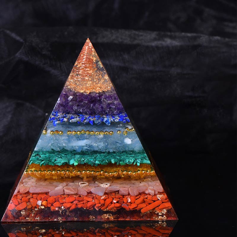 Olivenorma Piramide Orgonica Naturale per l'Equilibrio dei Chakra
