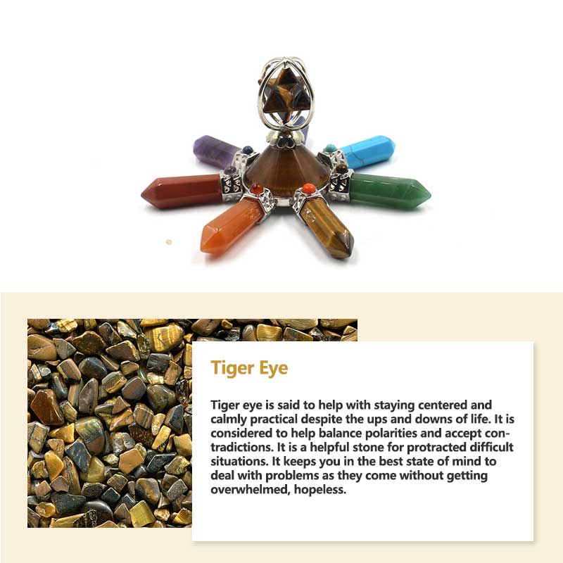 Decorazione chakra in cristallo naturale Olivenorma 