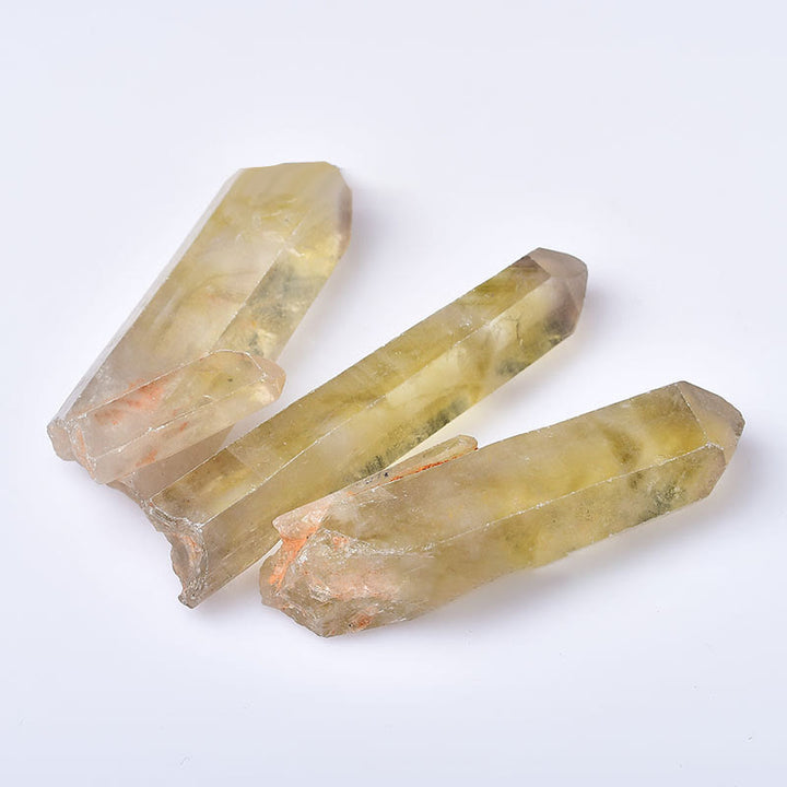 Bacchette di cristallo di pietra grezza di citrino Olivenorma