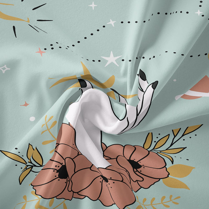 Olivenorma Mano Magica Tarocchi Zodiaco Arazzo 