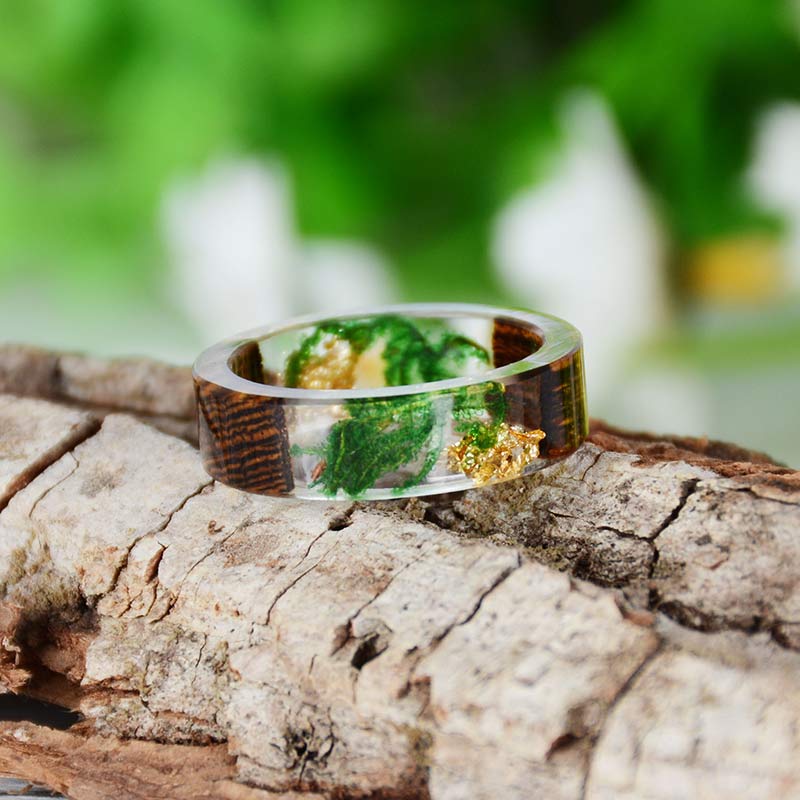 Olivenorma Intellettuale e Ottimista - Anello in legno fatto a mano