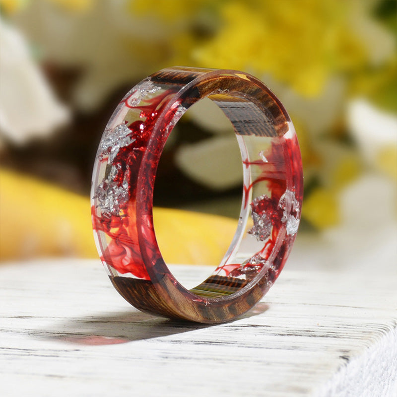 Olivenorma Intellettuale e Ottimista - Anello in legno fatto a mano