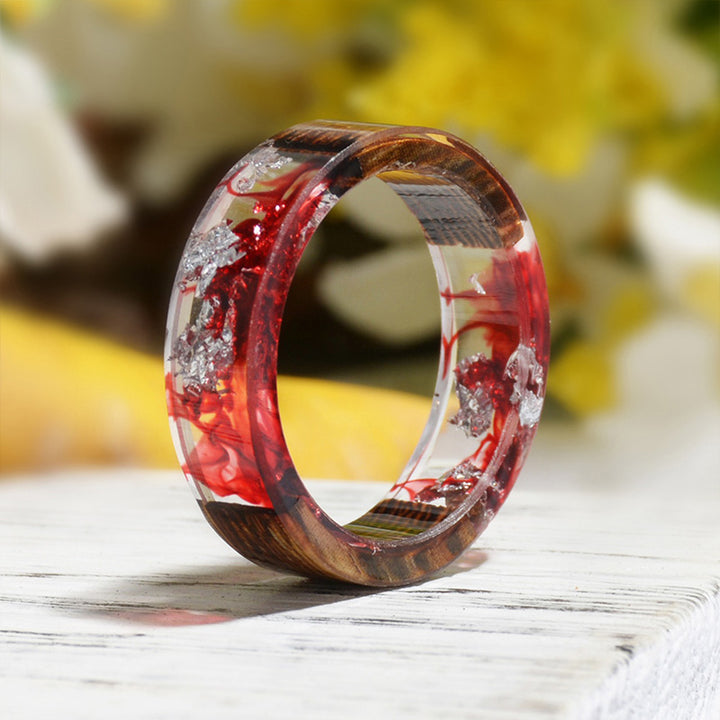 Olivenorma Intellettuale e Ottimista - Anello in legno fatto a mano
