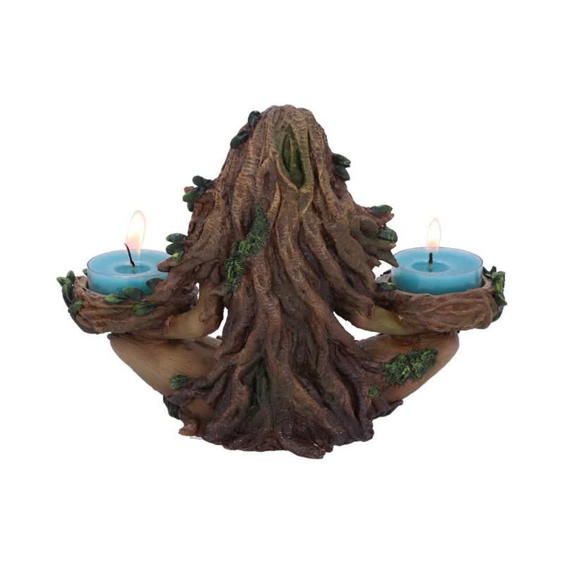 Decorazione Tealight Olivenorma Equilibrio della Natura Spirito dell'Albero Femminile