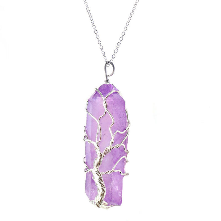 Olivenorma"Life Energy" - Collana di cristallo dell'albero della vita