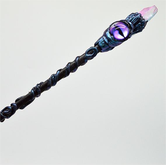 Olivenorma Evil Eye Witch Magic Stick Bacchette di cristallo