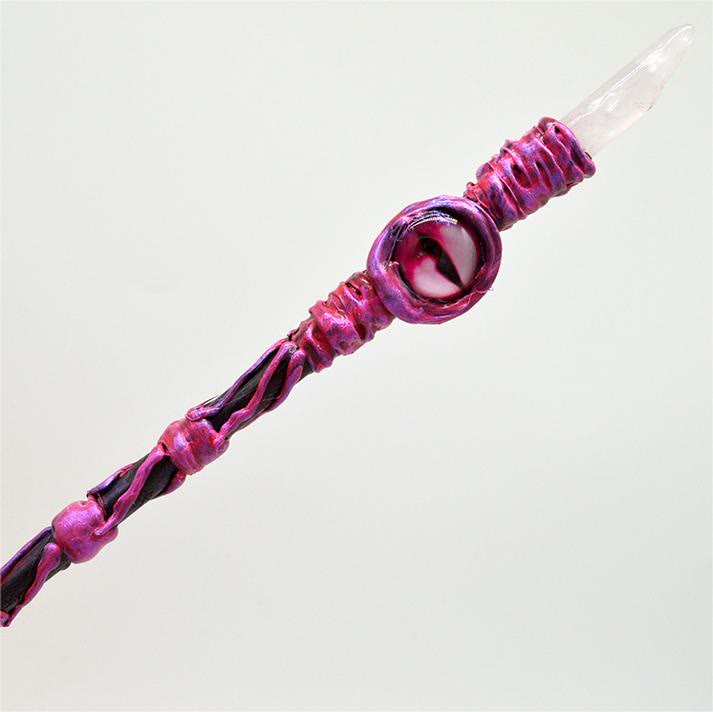 Olivenorma Evil Eye Witch Magic Stick Bacchette di cristallo