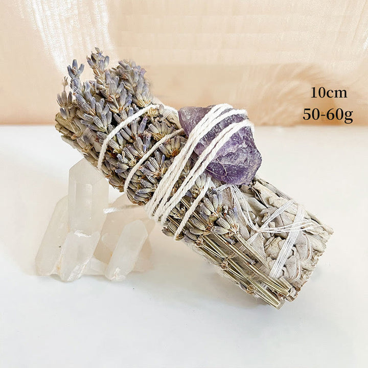 Olivenorma Cristallo Naturale Pianta Rosa Fiori secchi Salvia bianca