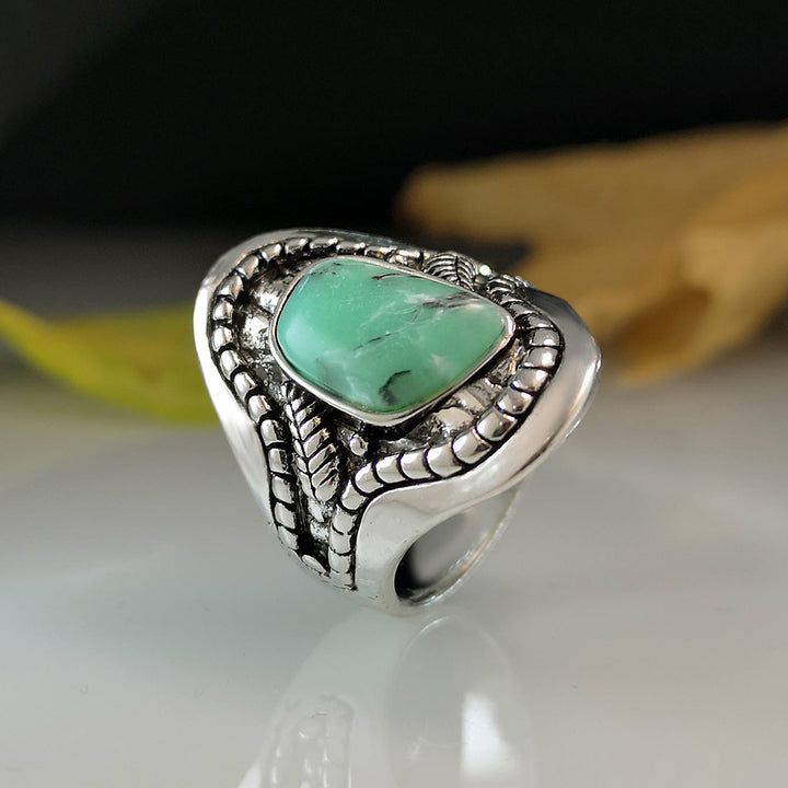 Anello Olivenorma Vintage Grande Turchese 