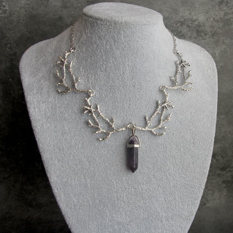 Olivenorma "La luce del Mantra" - Collana esagonale in cristallo naturale