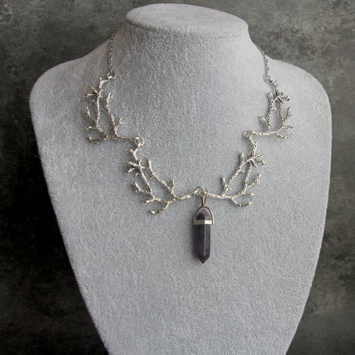Olivenorma "La luce del Mantra" - Collana esagonale in cristallo naturale