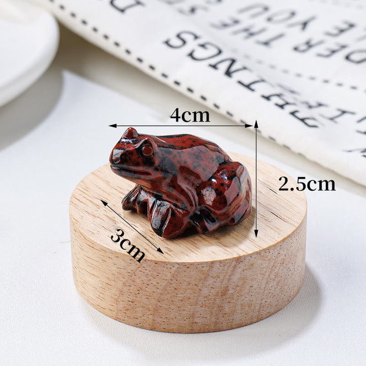 Decorazione della pietra preziosa della rana della pietra preziosa dello spirito sereno Olivenorma - image 43