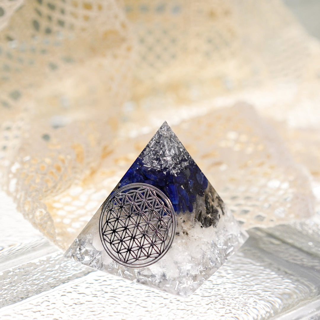 Serie Olivenorma Energy Tower Fiore della vita Piramide di orgone
