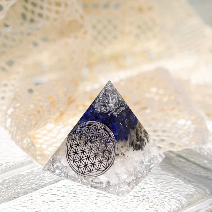 Serie Olivenorma Energy Tower Fiore della vita Piramide di orgone