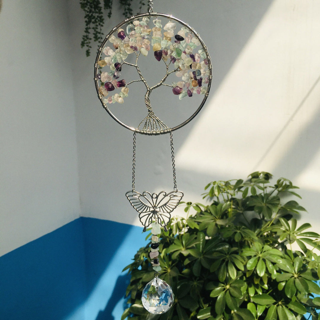Olivenorma Albero della vita farfalla pendente decorazione ornamento