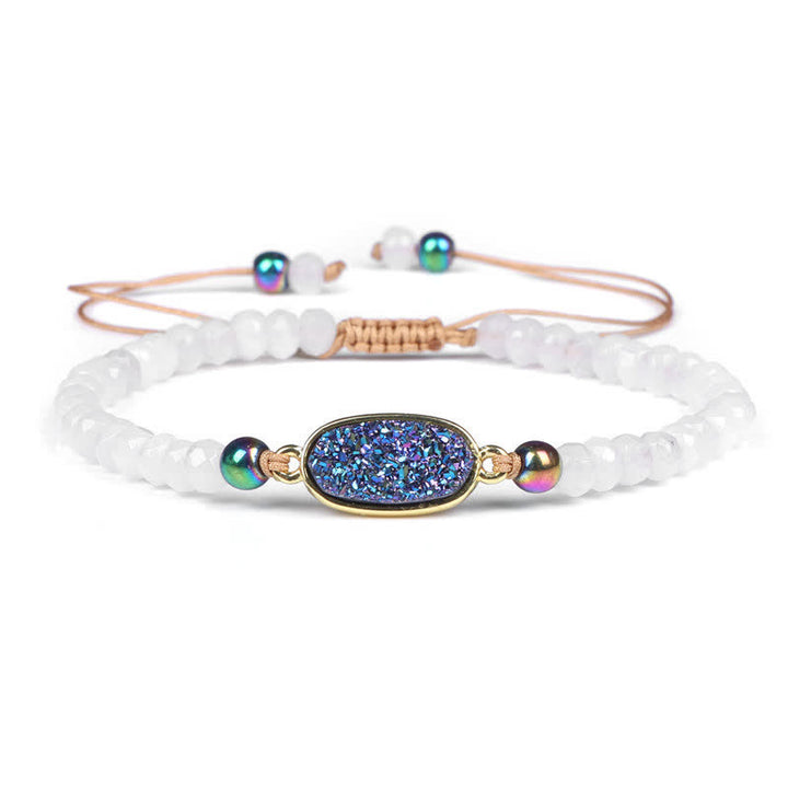 Bracciale in cristallo naturale sfaccettato Olivenorma 