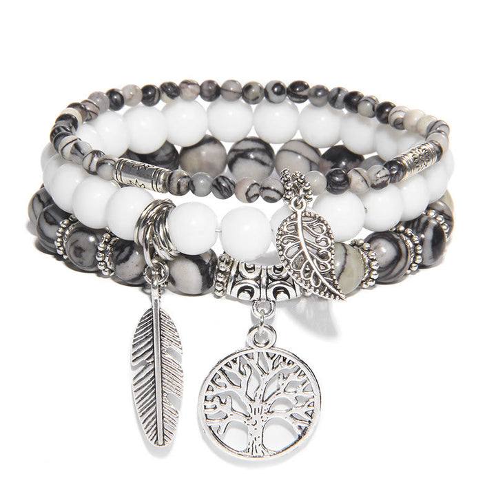 Olivenorma "Nature's Healing Moments" Set di bracciali Albero della vita da 3 pezzi 