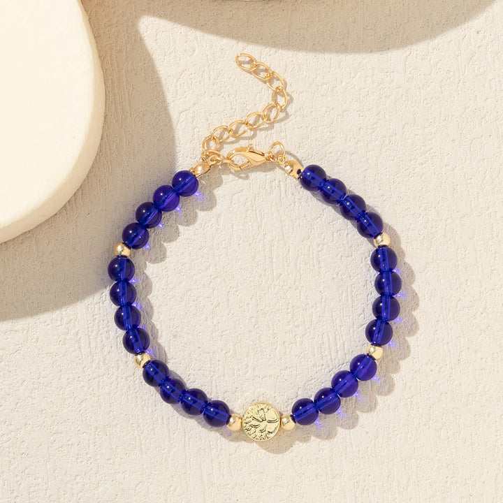 Bracciale Olivenorma con perline di cristallo multicolore e albero della vita 