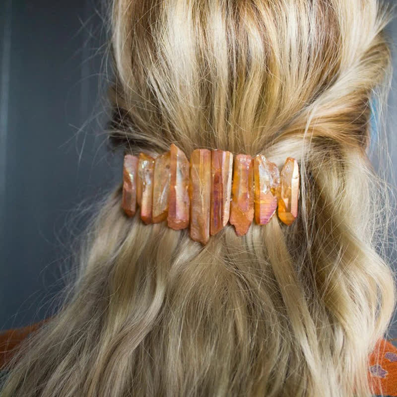 Forcina per capelli Bohemia con cristalli colorati