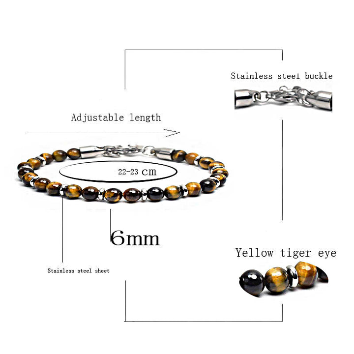 Bracciale Olivenorma in perline di agata invecchiata